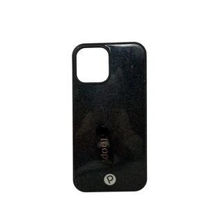Loopy phone case & loop for iPhone 12 Pro Max black sparkle